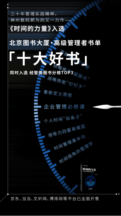 M6 米乐“北京图书大厦·高级管理者书单”发布《时间的力量》成功入选(图1)